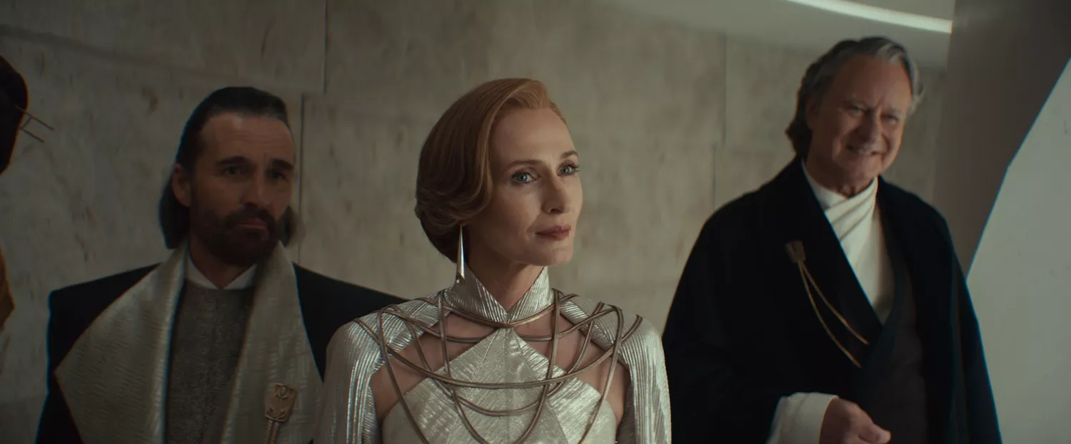 Cassian Andor and Mon Mothma in Andor season 2
