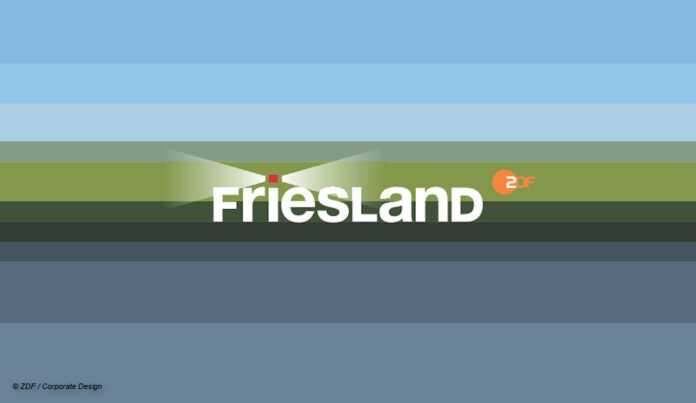 Szene aus einem Friesland Krimi mit Ermittlern in Ostfriesland