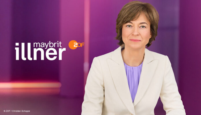 Maybrit Illner Talkrunde im ZDF