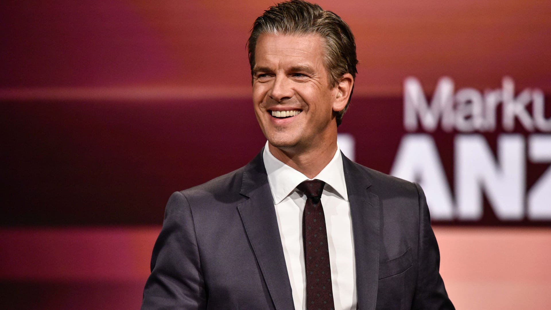 Markus Lanz Talkrunde mit Gästen im ZDF
