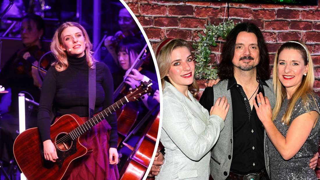 Gemeinsamer Auftritt: Johanna Mross mit Stefanie Hertel und Lanny Lanner auf der Bühne