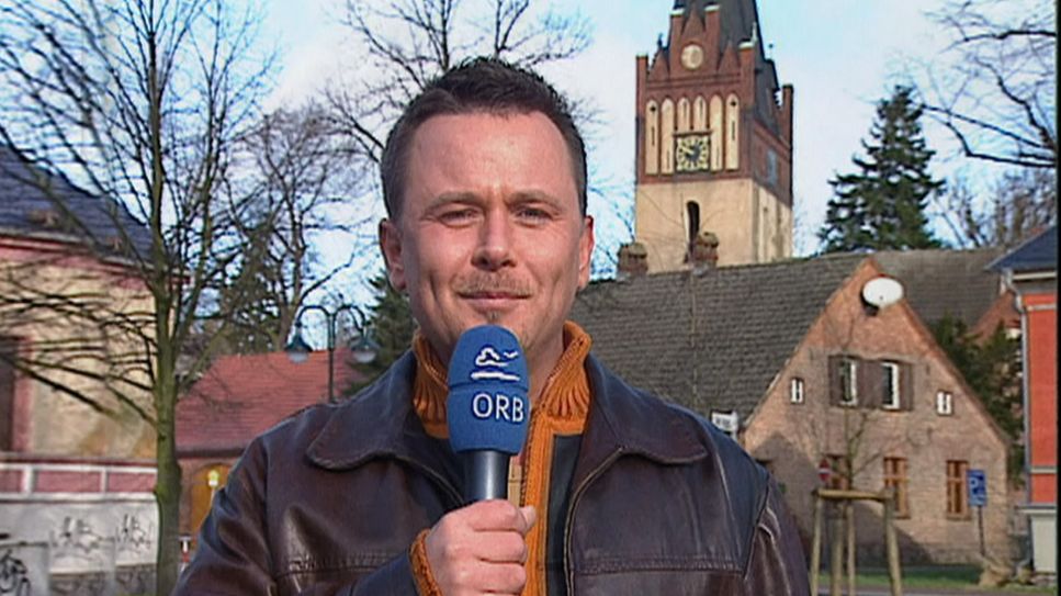 Andreas Hahn während einer TV-Moderation