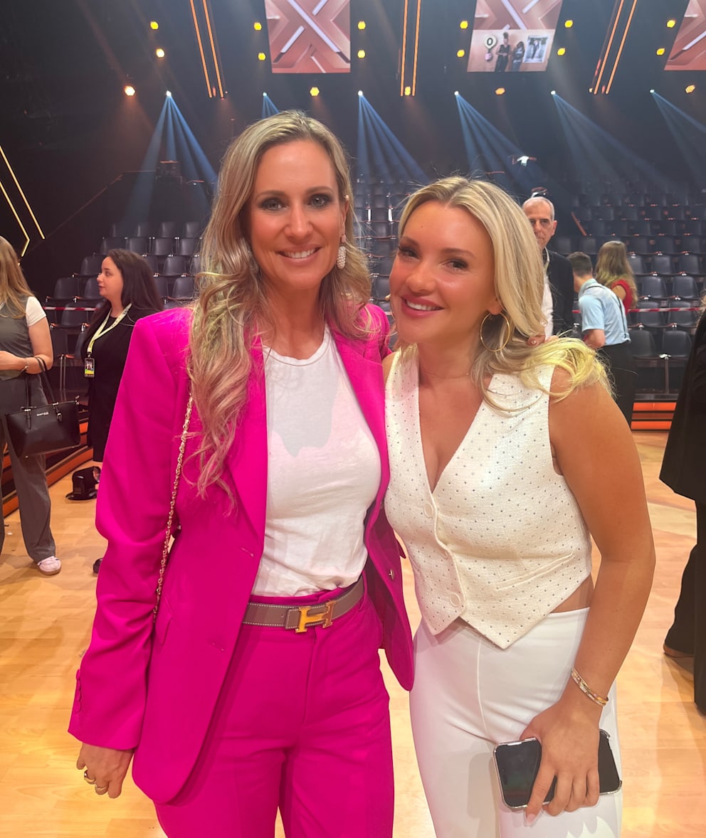 Evelyn Burdecki beim spontanen Tanzauftritt bei Let’s Dance