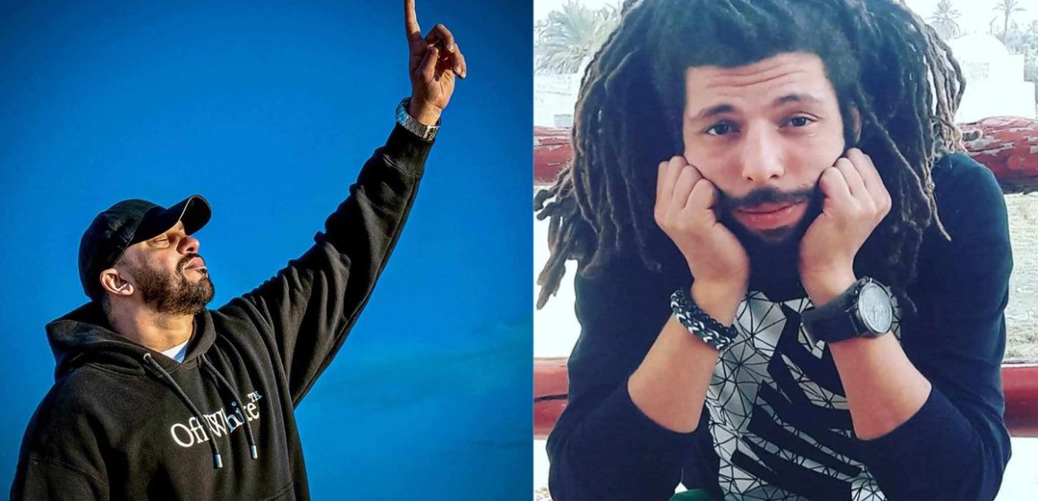 Portrait du rappeur Kafon lors d'un concert en Tunisie