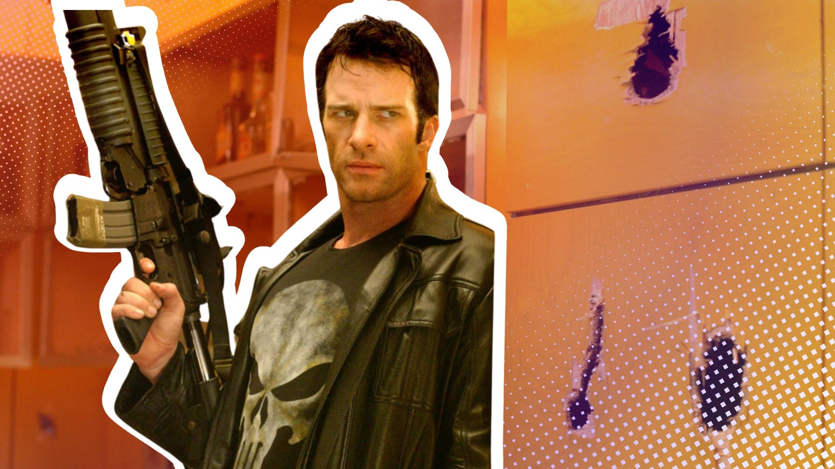 The Punisher Artwork mit Frank Castle im Mittelpunkt