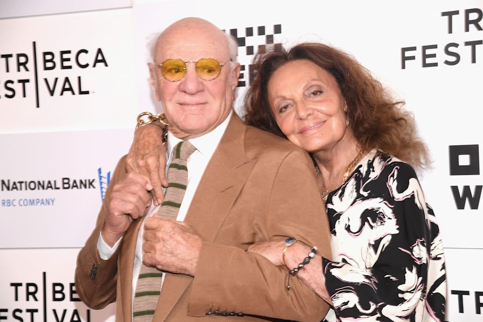 Diane von Fürstenberg mit Barry Diller bei einer Gala, Glamour und Ikonenstatus