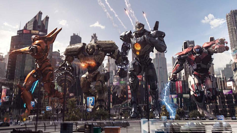 Godzilla kämpft gegen Kong im MonsterVerse-Film mit Supernova-Effekt
