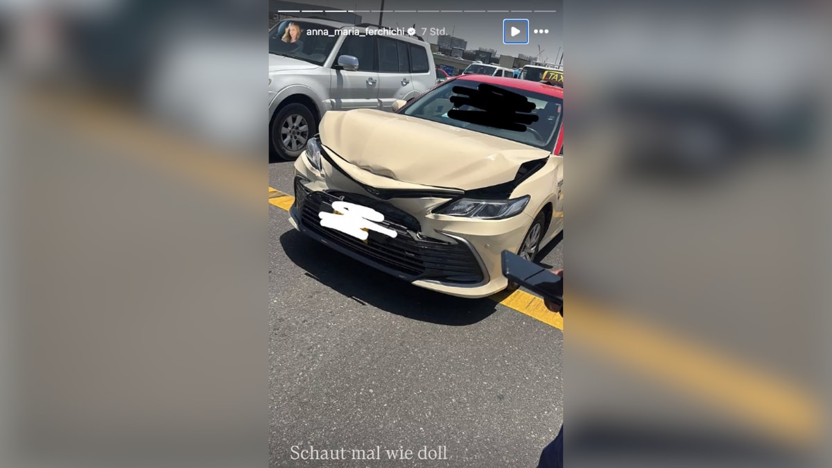 Anna-Maria Ferchichi nach Unfall, Symbolbild zum Thema Bushido