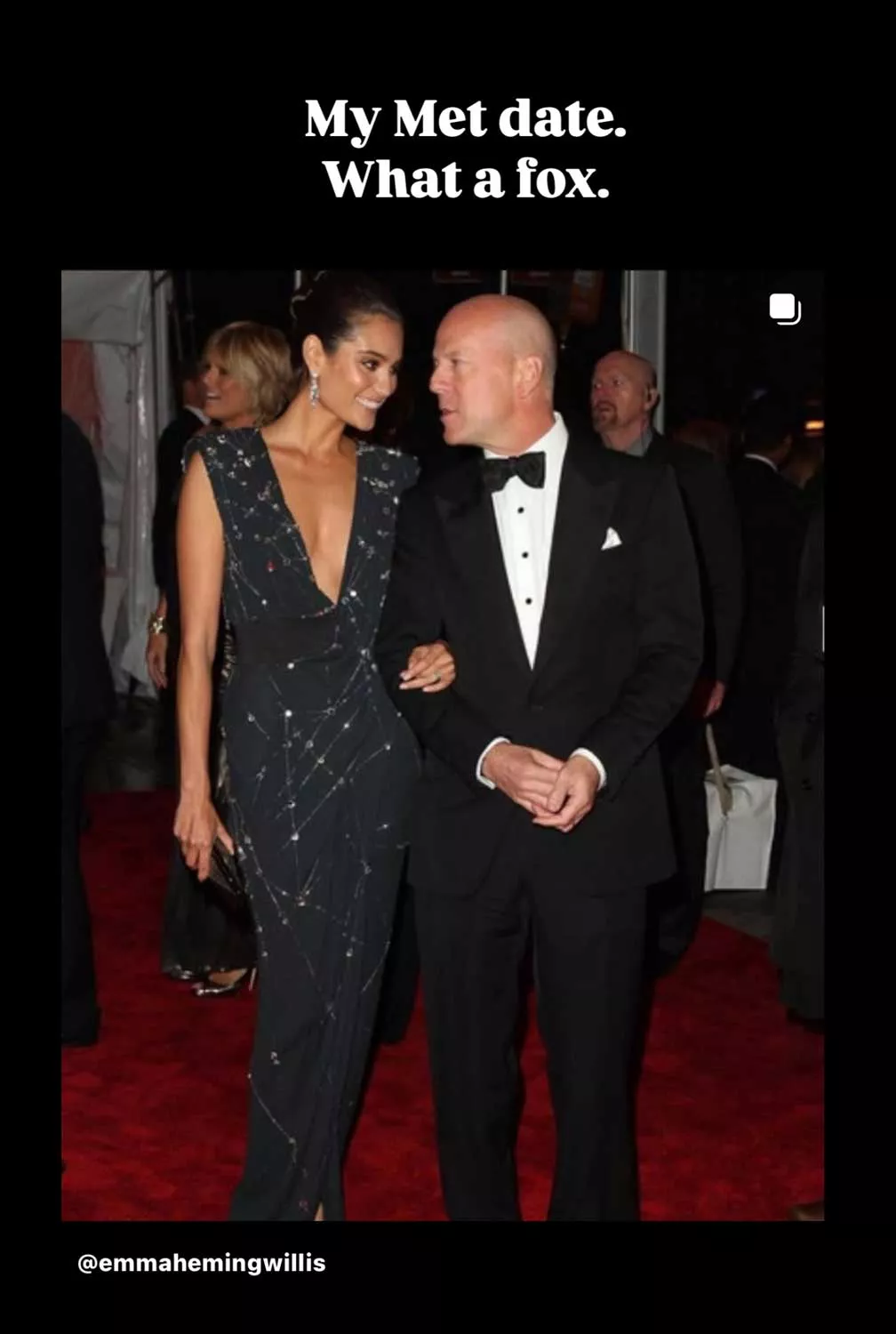 Bruce Willis am Red Carpet – Bruce Willis bei einem öffentlichen Event