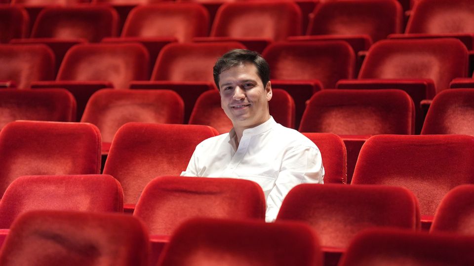 Demis Volpi bei einer Probe des Hamburg Ballett