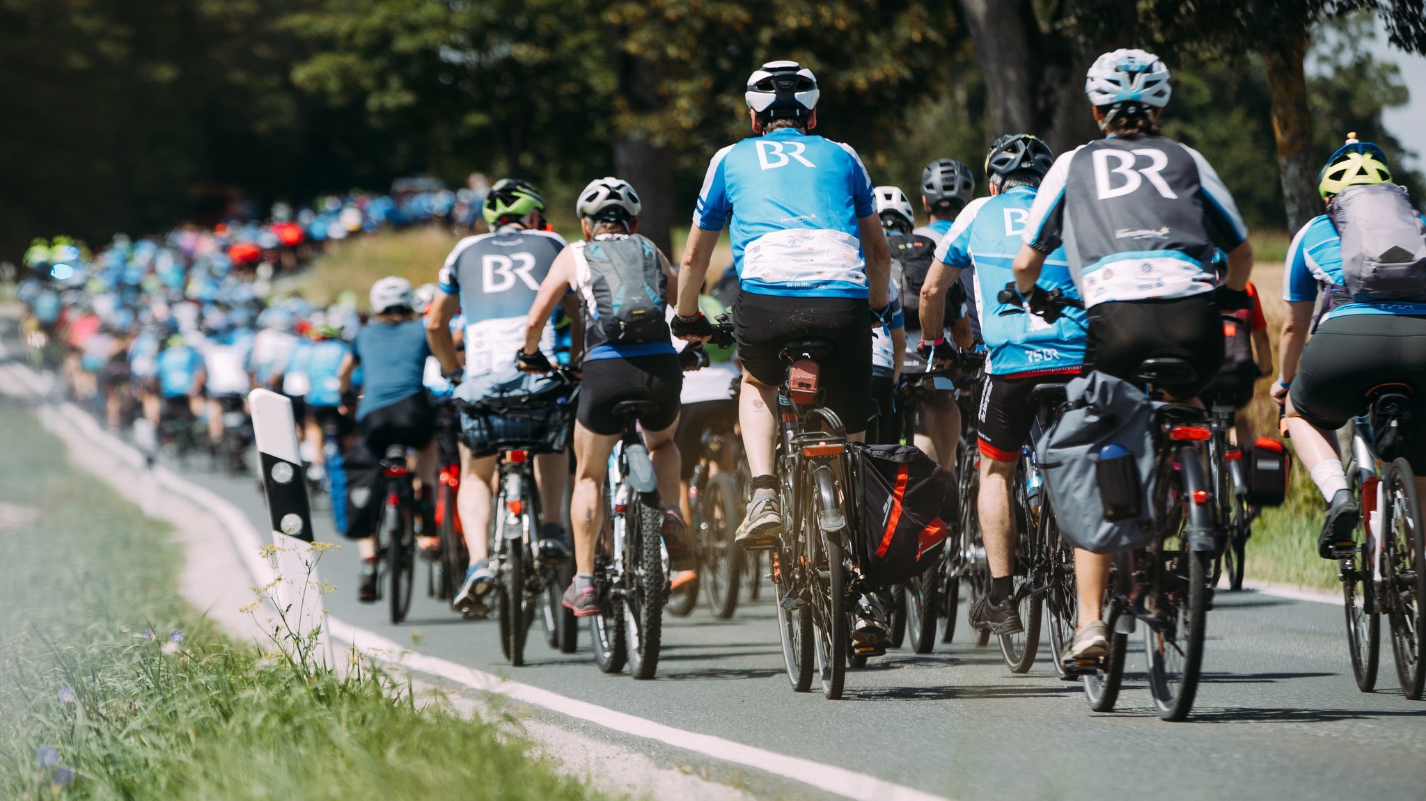 Open Air Konzert bei der BR-Radltour mit Bayern 3