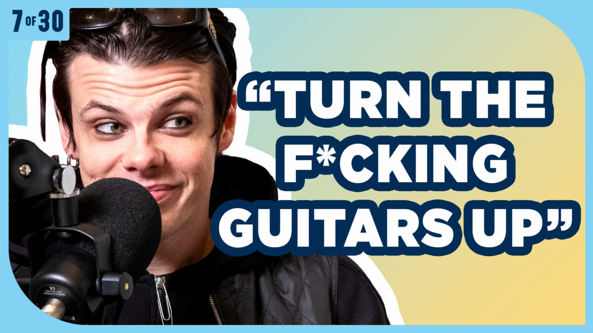 Brian Burkheiser performing with I Prevail