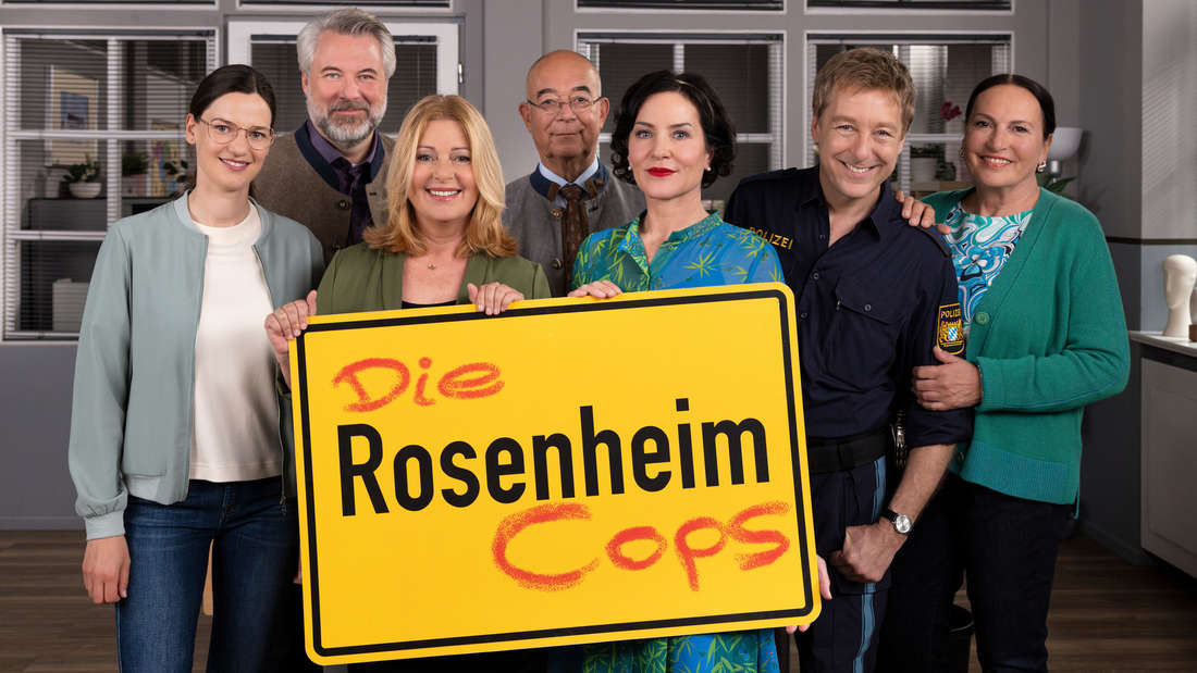 Karin Thaler am Set der Rosenheim-Cops