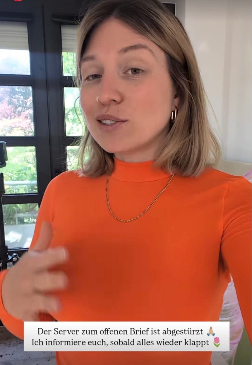 Bibi Heinicke von Bibis Beauty Palace traurig und emotional auf Instagram