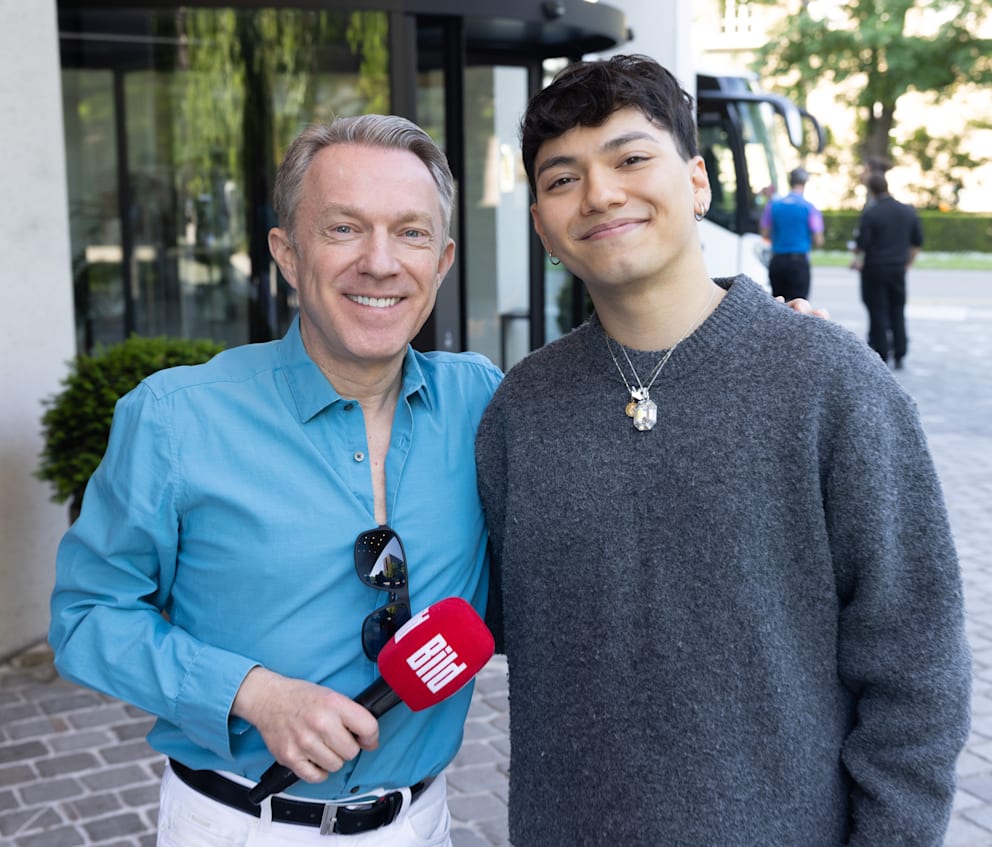 JJ beim ESC 2025 auf ORF Bühne