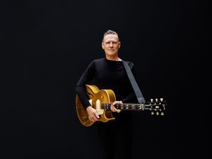 Bryan Adams performing live on stage