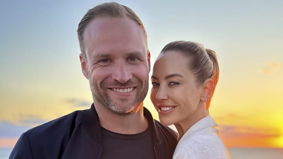 Alessandra Meyer-Wölden beim Event mit ihrem Partner