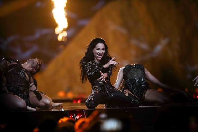 Justyna Steczkowska bei Eurovision 2025 mit dem Song Gaja.