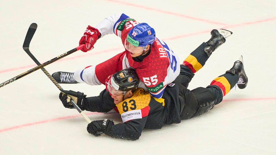 Moritz Seider bei der Eishockey-Weltmeisterschaft