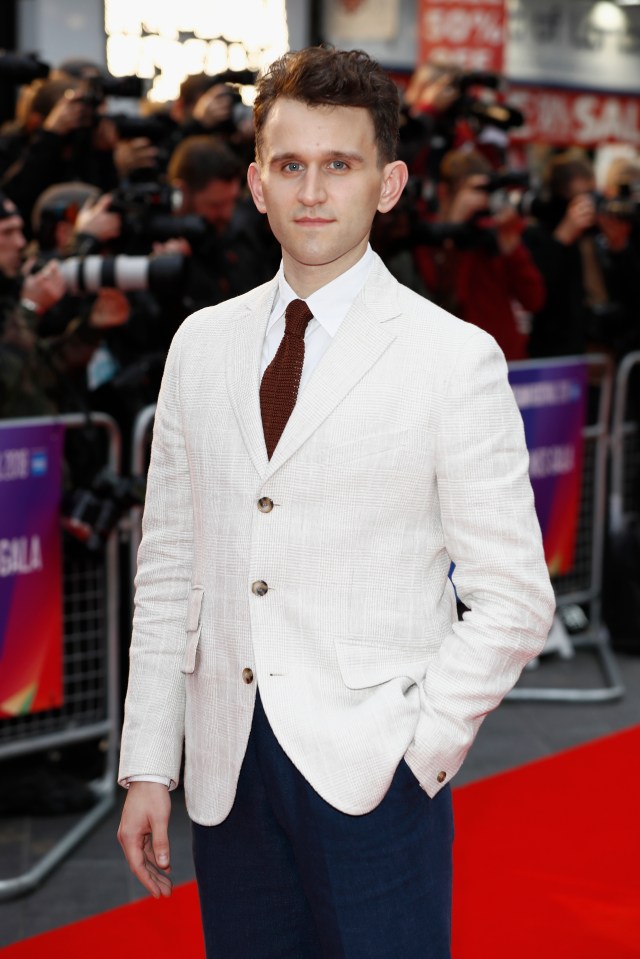 Harry Melling with Alexander Skarsgård at Cannes for Pillion