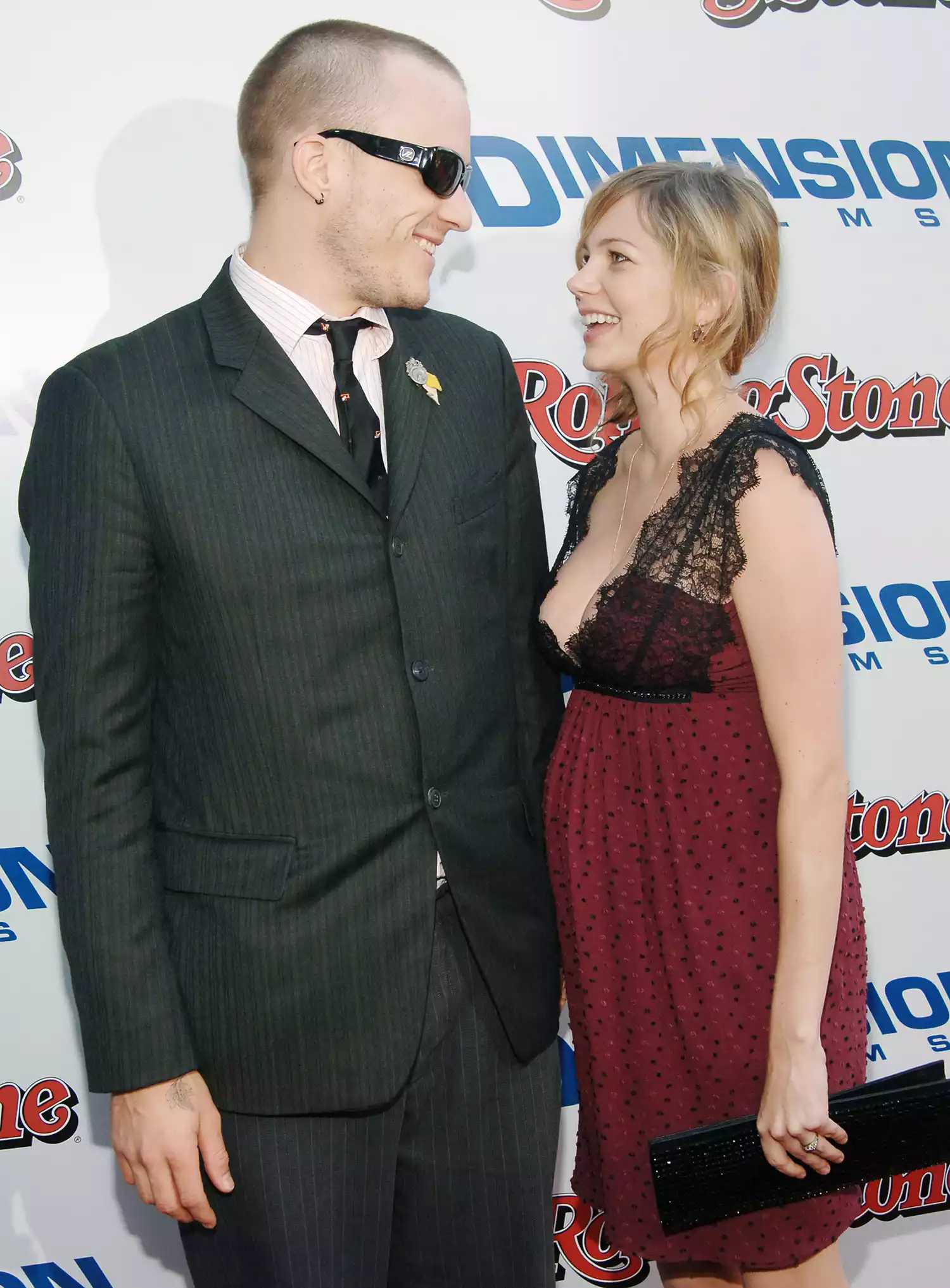 Heath Ledger with Michelle Williams and Daughter Matilda