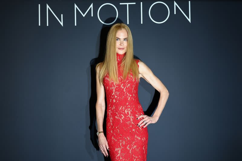 Nicole Kidman at the Cannes Film Festival 2025 in a stylish black Balenciaga jacket and jeans