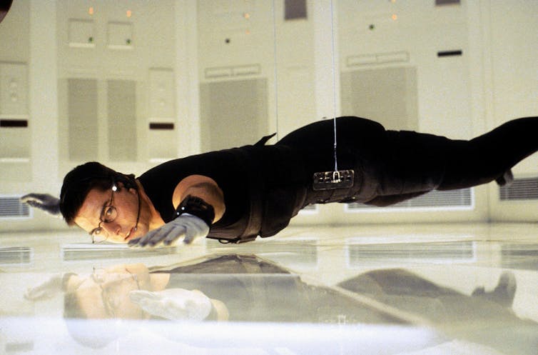 Tom Cruise performs daring stunts in Mission Impossible 4