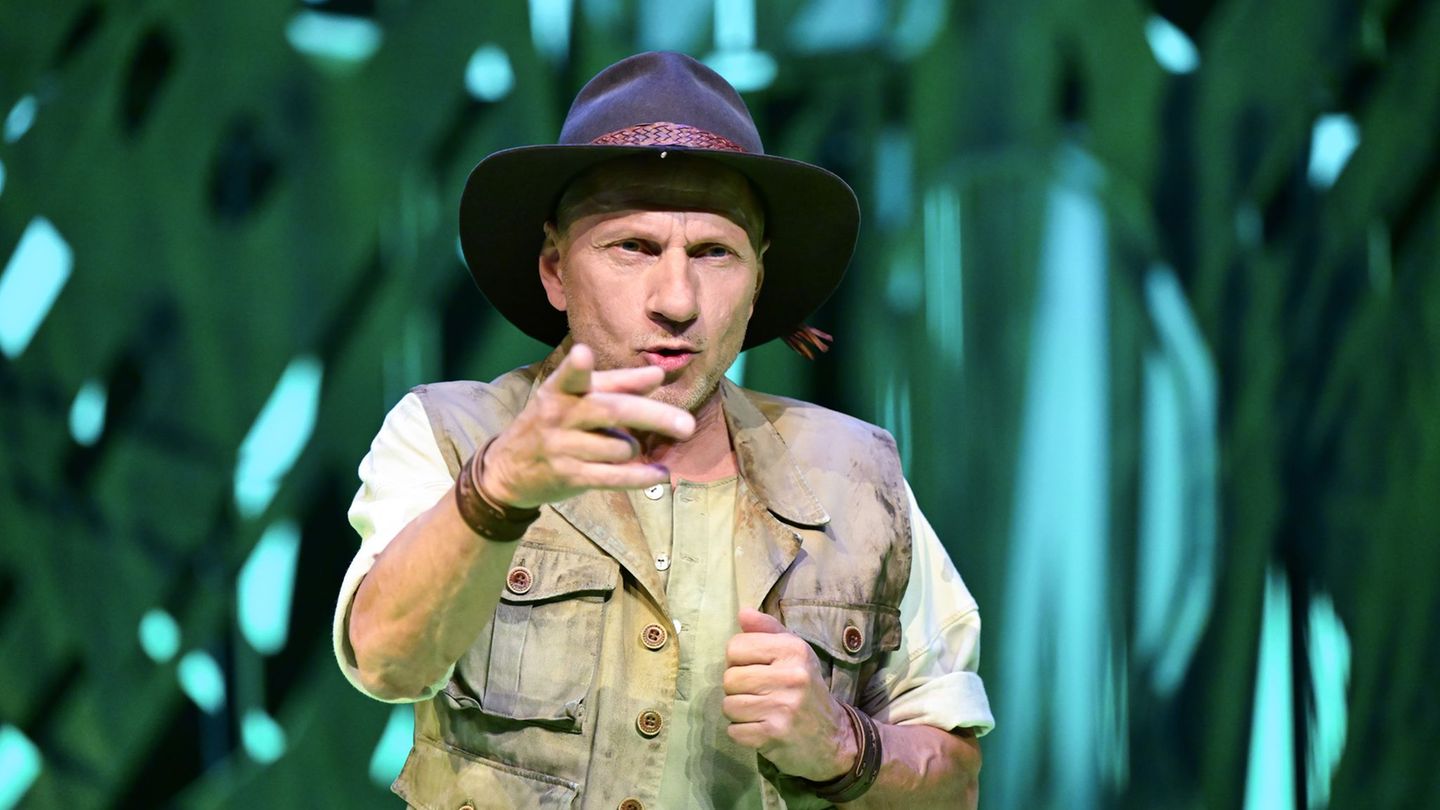 Richy Müller auf der Bühne im Musical Tarzan