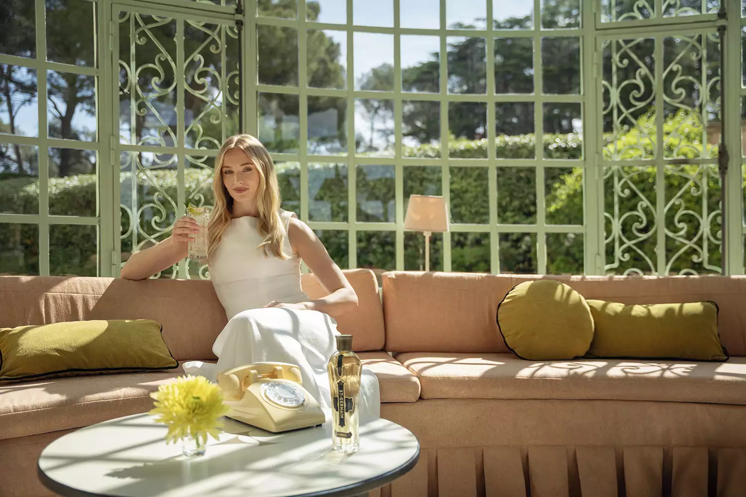 Sophie Turner in St-Germain campaign, South of France