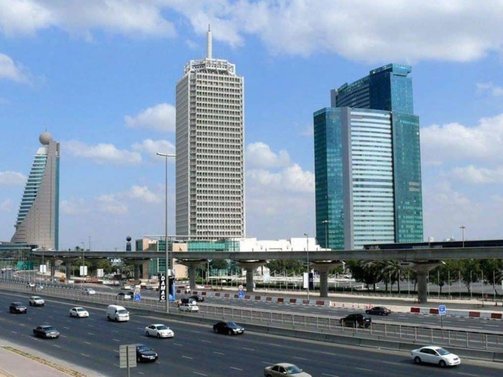 Burj Khalifa dominating the Dubai skyline