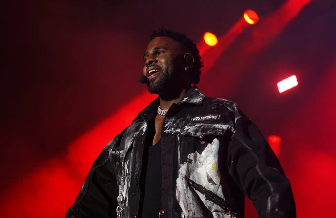 Jason Derulo performing on stage during a recent tour