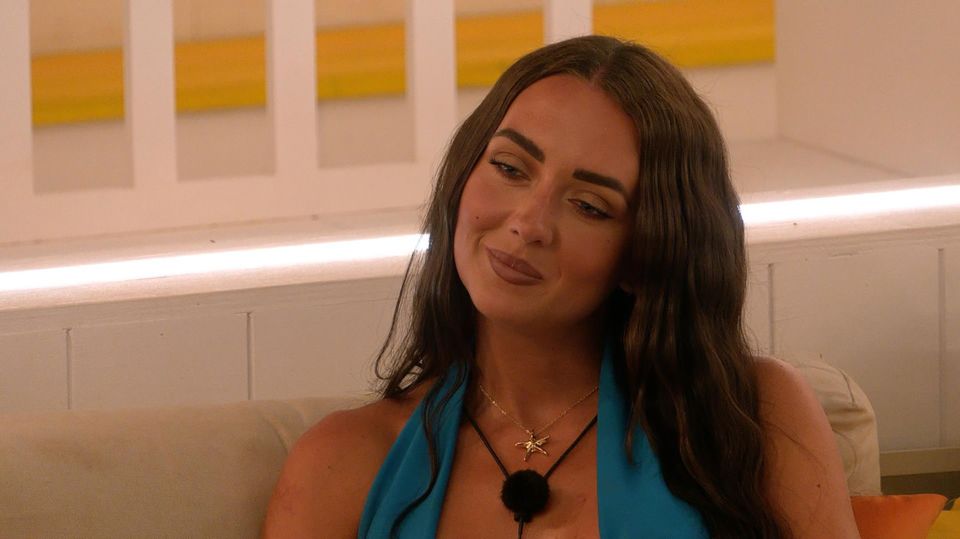 Love Island villa exterior with summer vibes and contestants